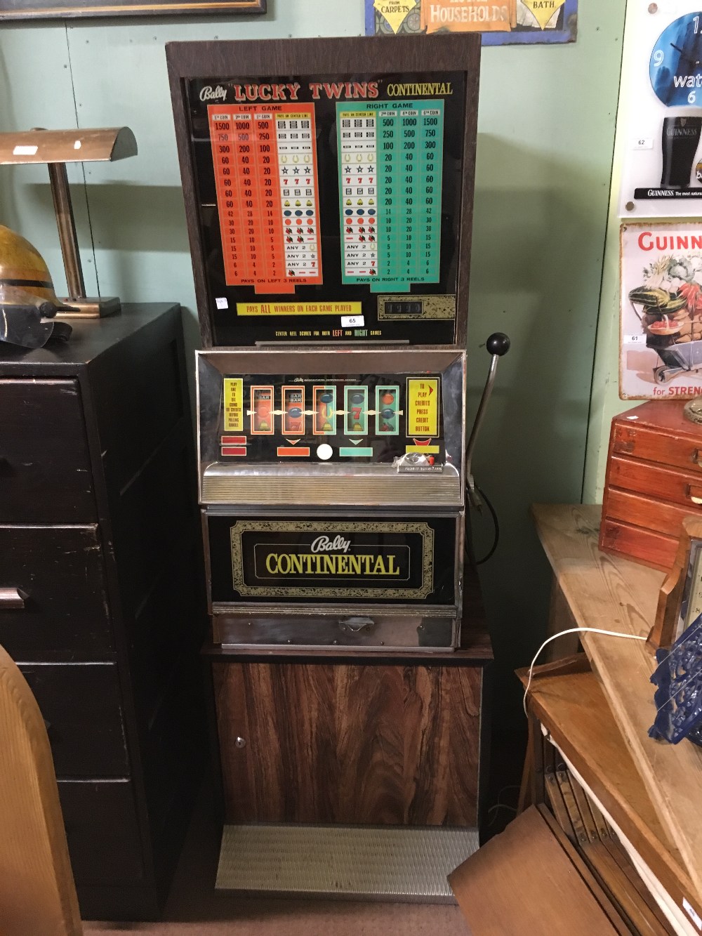 Bally super continental slot machine for sale in california