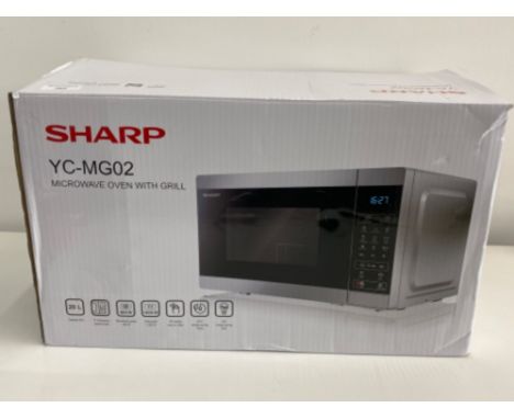 Sharp microwave oven with grill - model YC-MG02 with box