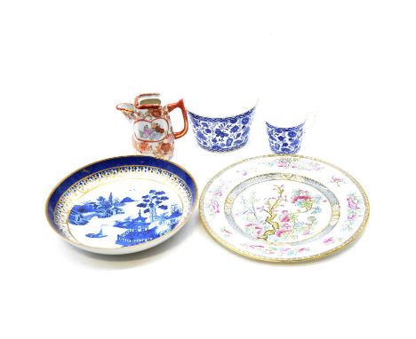 Royal Crown Derby Wilmot pattern part coffee service, comprising ten saucers, seven coffee cups, six side plates, large bowl,