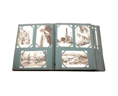 Postcards: An interesting album of pre-First World War cards, charting a European journey, from Germany to Constantinople and