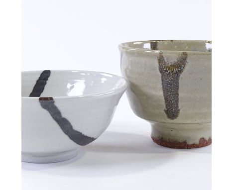 Jim Malone (British - born 1946), Studio pottery tea bowl from Lessonhall Pottery, diameter 12cm, and John Mathieson (British