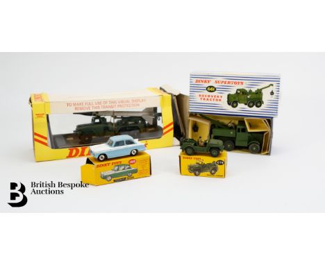 Dinky and Corgi Toys, including an Honest John Missile Launcher No.665, Dinky Recovery Tractor No.661, Dinky No.89 Triumph He