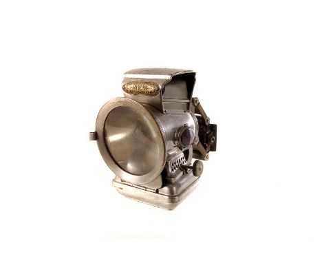 A vintage Jos Lucas New Holophote lamp,  with bracket to back