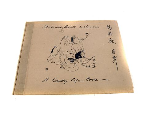Book: Birds and Beasts by Chaing Yee, having twelve various plates of various animals, c.1930s
