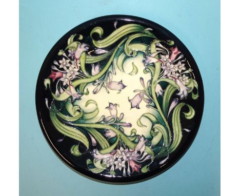 A Moorcroft plate, Isis, designed by Emma Bossons, 26cm diameter, ©2003, 783/10.