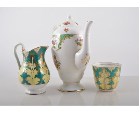 Grosvenor china "Rutland" patterned part service, Shelley floral print part tea set, Victorian part tea set and other teaware