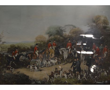 Bromley, after Agar and Maiden, The Bury Hunt, coloured print, 56cm x 73cm.