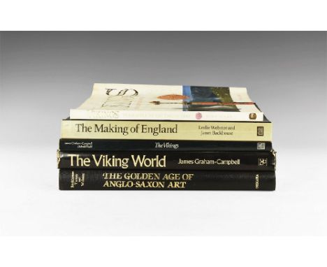 Published 1980 (2), 1984, 1991 and 2002 AD. Group comprising: Graham-Campbell and Kidd, The Vikings, British Museum, 1980; Gr