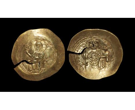 1078-1081 AD. Constantinople mint. Obv: IC - XC legend to left and right of Christ Pantokrator seated facing, holding book of