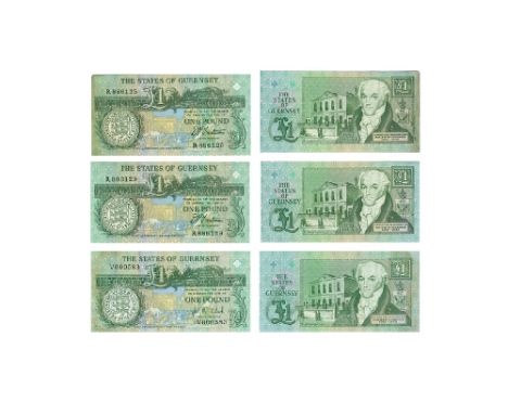 1991 AD. 1990: 1991 ND issue, Trestain, serial numbers R886125, R886129 and V000583. Obvs: seal, green and black on multicolo