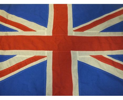 A VINTAGE UNION JACK FLAG, approx 64 x 135 cm, A/F