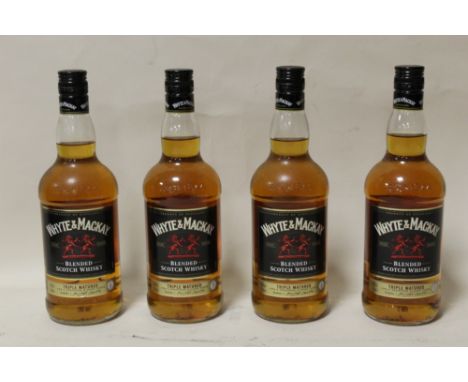 4 BOTTLES OF WHYTE &amp; MACKAY SCOTCH WHISKY