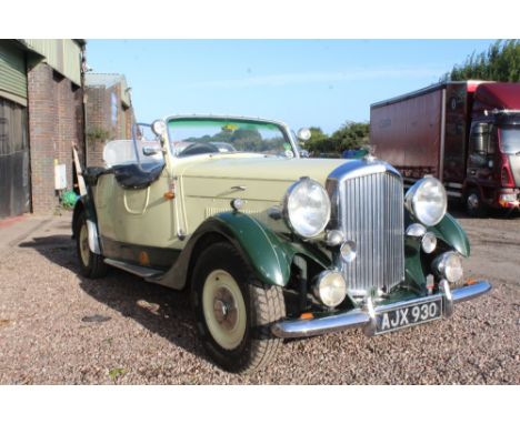 A CLASSIC 1949 BENTLEY MARK VI SPORTS OPEN TOP CAR - REG: AJX 930 (Chassis No: B244EY), We have now in possesion of the log b