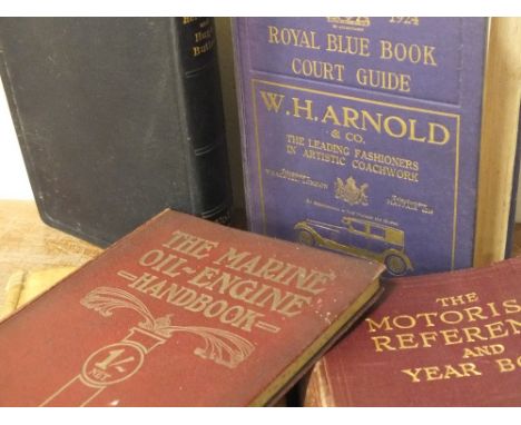 A SELECTION OF VINTAGE MOTORING RELATED ENGINEERS REFERENCE BOOKS AND GUIDES