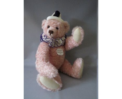 A STEIFF LIMITED EDITION MOHAIR 'TEDDY CLOWN 1926 BEAR', number 1478 of 1500, button in ear, white tag 407277, working growle