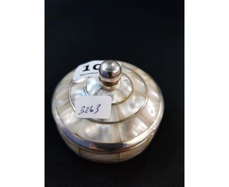 MOTHER OF PEARL TRINKET BOX