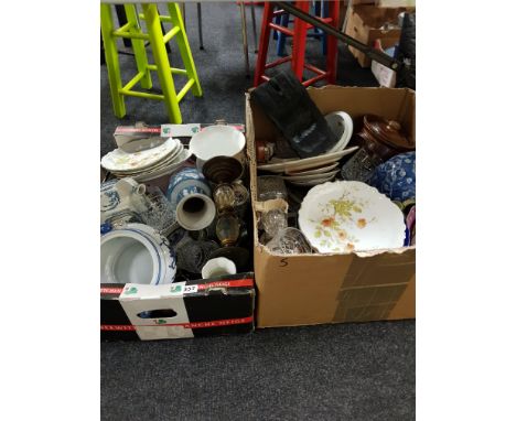 LARGE JOB LOT TO INCLUDE MYOTT, CHINESE PORCELAIN/CERAMICS, AYNSLEY AND MORE ETC