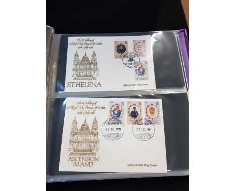 FOLDER OF FIRST DAY COVERS