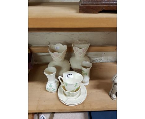 SHELF LOT OF BELLEEK