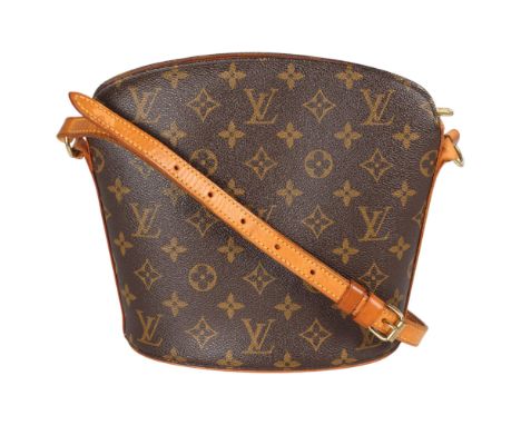 LOUIS VUITTON - Monogram leather shoulder bag, height 22cm, width 25cm