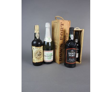 A cased bottle of Dow's Port, Vintage Character, also Dow's Port Fine Ruby, 75cl, Ferreira Late Bottled Vintage Port 1997, 37