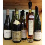 Twelve bottles of mixed white wines