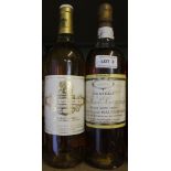Chateau Coutet 1996 1 bottle, Chateau Haut-Peyraguey 1970 1 bottle