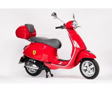 Never ridden and in 'factory' order, this zero miles Vespa is a unique opportunity. The Vespa Primavera 50 2T was marketed as