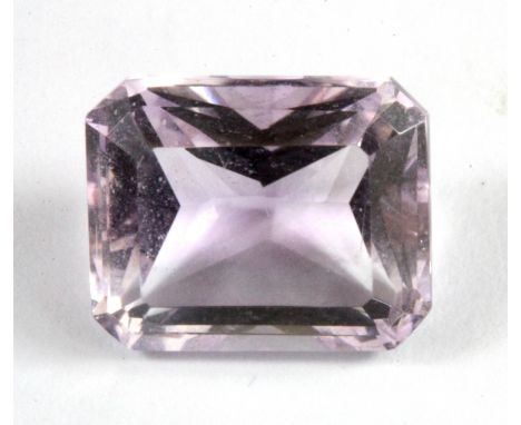 An unmounted light pink amethyst, approx. 4.09ct.