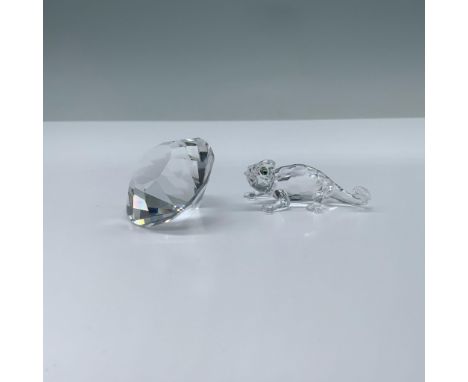 Includes 1 Faceted figure of a mini chameleon with green crystal eyes (291134); measures: 2"L x 1"W x 0.75"H. 1 2012 SCS memb