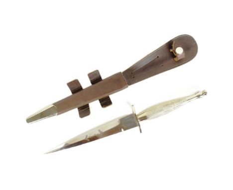 New Zealand SAS Regiment - an original FS Fairbairn Sykes fighting knife dagger issued to a Commando of the 1st New Zealand S