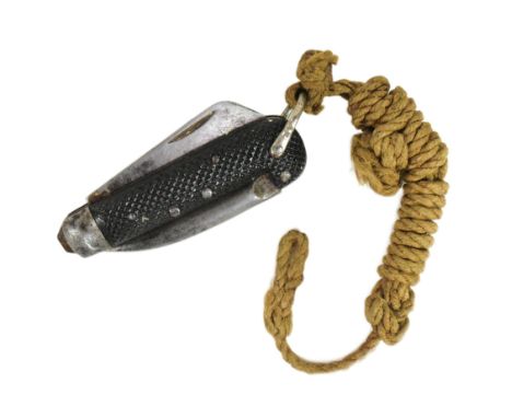 A WWII Second World War British Military jack knife / pocket knife with marlin spike and tin opener. The Richards of Sheffiel