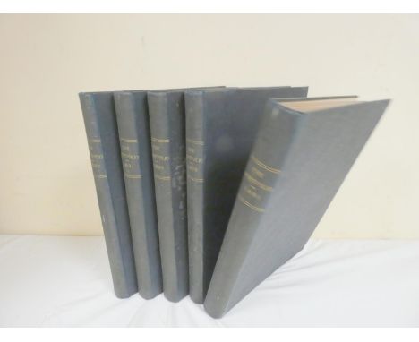 HAMERTON P. G. (Ed).&nbsp; The Portfolio, An Artistic Periodical. A run of 5 vols. Good etched plates &amp; other illus. Quar