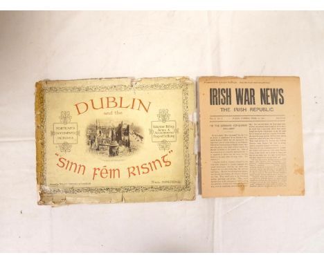 Irish Easter Rising.&nbsp;&nbsp;Irish War News, the Irish Republic, Facsimile of the Insurgent Newspaper, only this single is