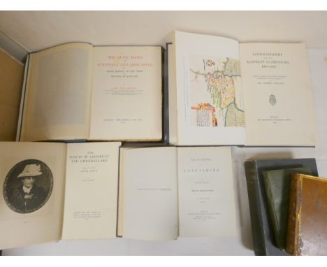 ROBY JOHN.&nbsp;&nbsp;Traditions of Lancashire. 2 vols. Eng. illus. Orig. cloth. 1892; also a worn copy of T. T. Stoddart, Th