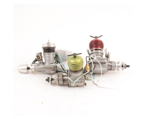 WEBRA 1.5cc R/C Glow, and 2 WEBRA 2.5cc diesels.