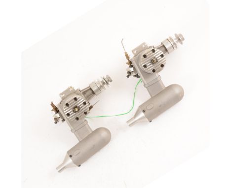 2 x MVVS 6.5cc R/C glow. Both N