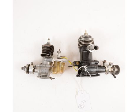 OHLSSON 23 Sparkie and UNKNOWN 6cc ignition engine.