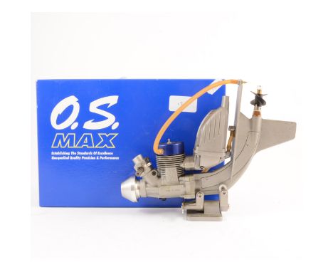 OS ENGINES, Max 21XM water-cooled outboard marine glow engine, boxed.