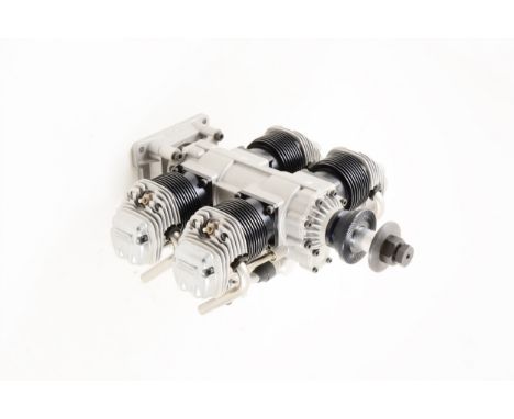 OS ENGINES, FF-320 Pegasus flat four cylinder glow engine, boxed.