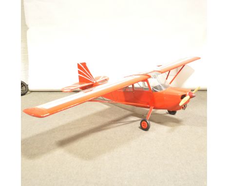 98" Span SCALE High wing monoplane, complete with 234 radio and powered by a AENOAH petrol engine.