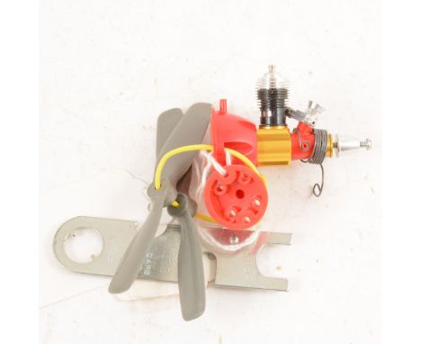 COX .010 TD glow with 2 props - spanner.