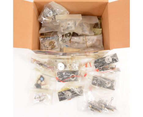 Box containing TIMERS Engine cut-off, DT, 3&amp;4 Function, and many TOMY type 30 plus.