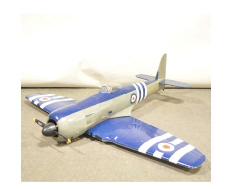 65" Span WW2 Scale monoplane with XYZ Petrol engine with 2.4 radio.