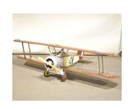 88" Span SOPWITH CAMEL with new XYZ Petrol engine with radio.