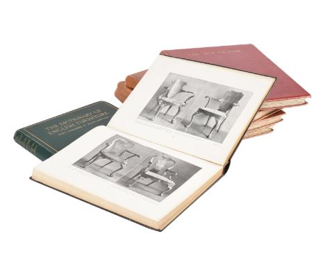 Ɵ&nbspA GROUP OF SIX IMPORTANT ENGLISH FURNITURE REFERENCE BOOKS, TO INCLUDE: MACQUOID (PERCY), A HISTORY OF ENGLISH FURNITUR