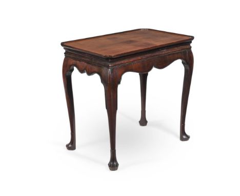 A GEORGE II MAHOGANY SILVER OR CENTRE TABLE  CIRCA 1750 72cm high, 76cm wide, 50cm deepProvenance: Property from the Phillip 