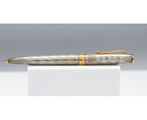 Sold at Auction: English Sterling Silver Dip Pen and Inkwell