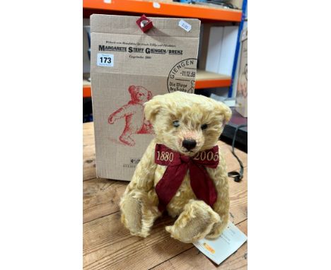 Steiff, 'Celebration Bear' 1880-2005, boxed.