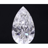 Pear Cut Diamond 10.09 Carat F Colour VVS2 Clarity IGI Certificate ( Loose Diamond )